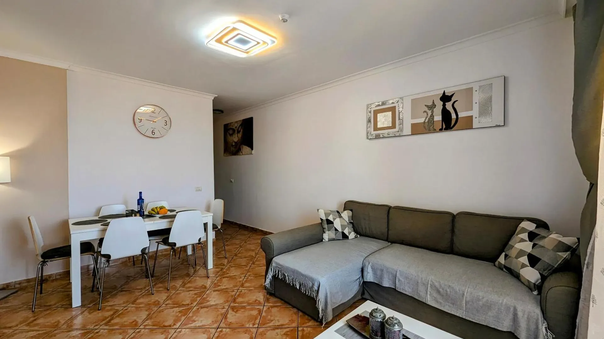 Comfortable 2-Bedroom Duplex In Playa Paraiso With Ocean View, Balcony, And Shared Pool Costa Adeje  Spain